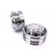 Alum. CNC Truck Alum. Chrome Wheels (pair) w/Scania Chrome Wheel Cap for 1/14 Tamiya Truck